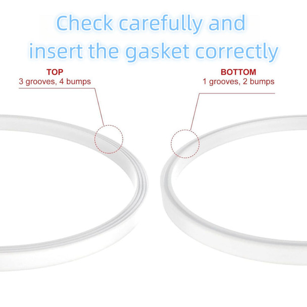 Hufopik Gaskets 3.22 In Suitable For Ninja Rubber Gasket Parts Seal 6 Pcs 1100W