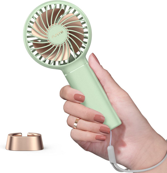 Funme Mini Handheld Fan 3350Mah Portable Small Pocket Fan Usb Rechargeable Fan 3 Speed Adjustable Settings For Outdoor Travel