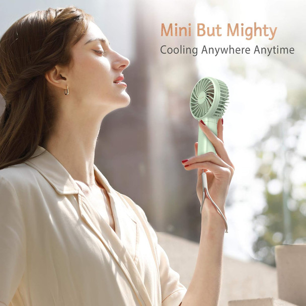 Funme Mini Handheld Fan 3350Mah Portable Small Pocket Fan Usb Rechargeable Fan 3 Speed Adjustable Settings For Outdoor Travel