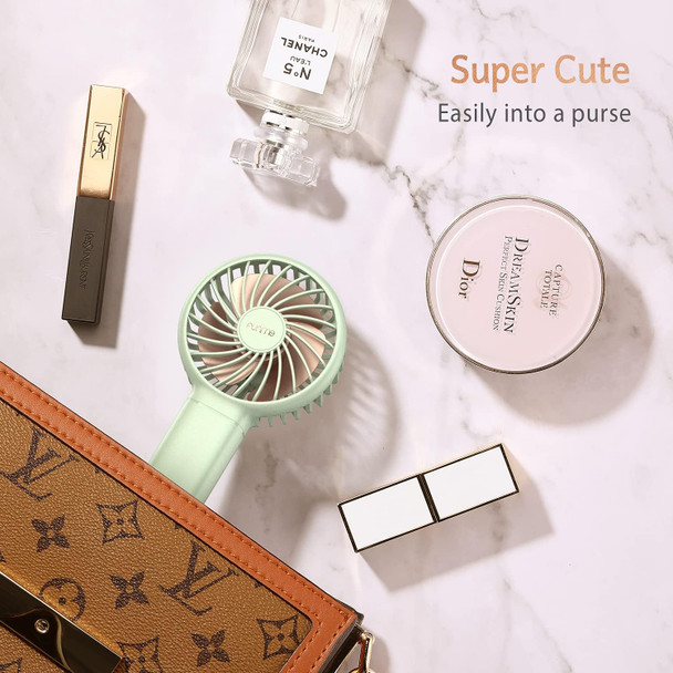 Funme Mini Handheld Fan 3350Mah Portable Small Pocket Fan Usb Rechargeable Fan 3 Speed Adjustable Settings For Outdoor Travel