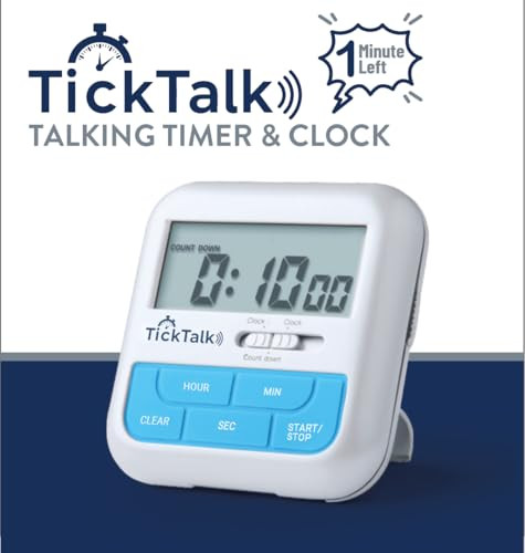 Ticktalktimer Talking Timer For Kids/Adults/Lab Timer Visual Timer For Kids Alternative Voice