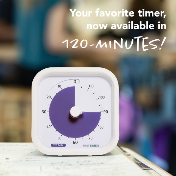 Time Timer 120 Minute Mod Education Edition White
