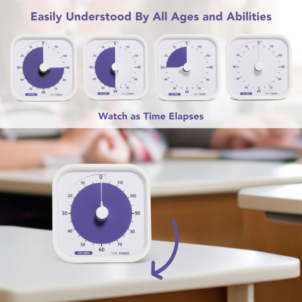 Time Timer 120 Minute Mod Education Edition White