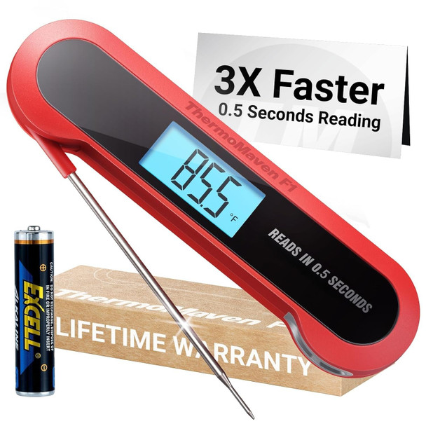 Thermomaven Professional 3X Faster 0.5Sec Instant Read Meat Thermometer Digital High Accuracy