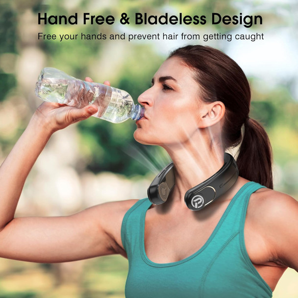 Panergy Neck Air Conditioner 5000Mah Rechargeable Bladeless Neck Fan With 2 Cooling Plates, Portable And Wearable Personal Fan Panergy Neck Air Conditioner 5000Mah Rechargeable Bladeless Neck Fan With 2 Cooling Plates, Portable And Wearable Personal Fan