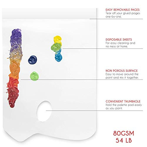 Zenacolor Paper Palette Pad 24Lb