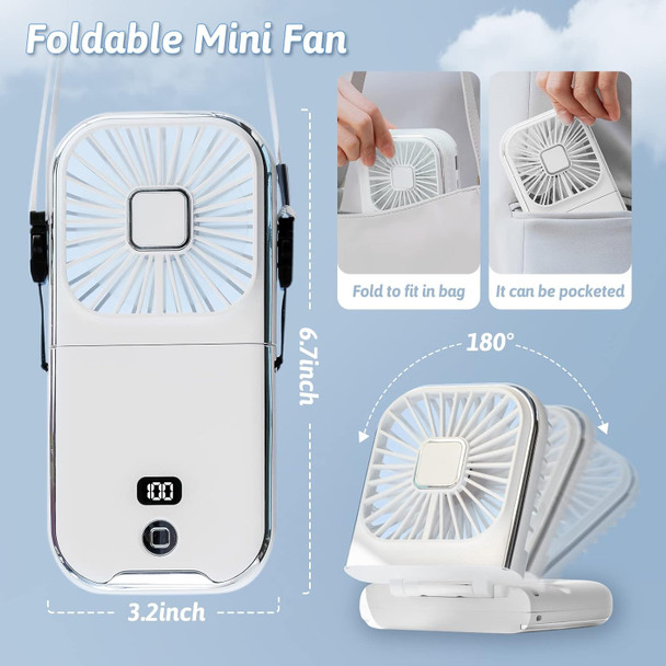 Mini Fan Portable,Handheld Fan Foldable,5 In 1 Neck Fan,Hand Fan,Desk Fan,3000 Mah Power Bank,Phone Holder,Usb Rechargeable Mini Fan Portable,Handheld Fan Foldable,5 In 1 Neck Fan,Hand Fan,Desk Fan,3000 Mah Power Bank,Phone Holder,Usb Rechargeable