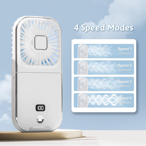 Mini Fan Portable,Handheld Fan Foldable,5 In 1 Neck Fan,Hand Fan,Desk Fan,3000 Mah Power Bank,Phone Holder,Usb Rechargeable Mini Fan Portable,Handheld Fan Foldable,5 In 1 Neck Fan,Hand Fan,Desk Fan,3000 Mah Power Bank,Phone Holder,Usb Rechargeable