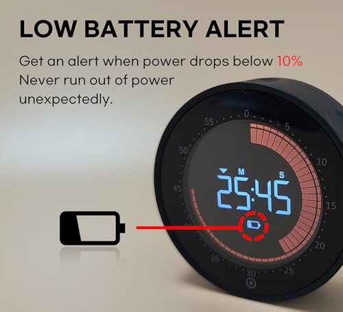 Creaviva Visual Digital Timer Red
