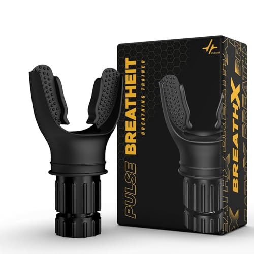 Pulseit Breatheit Portable Breathing Resistance Trainer Compact Exercise Device With Adjustable Resistance