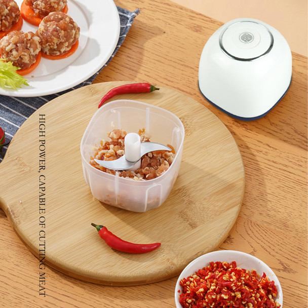YBaukuang Electric HighPower FoodprocessorPortable Veggie ChopperGarlicOnionCordless Processor For GingerChiliFruitMeatEtc.For DicingMincingAnd Puree