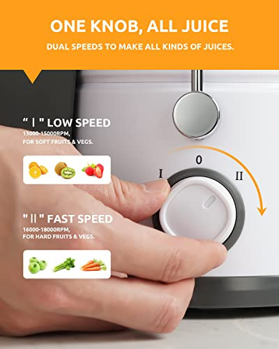 Gdor Juicer Machine 3 800W White