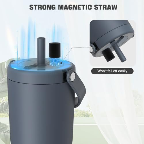 Lpznuyvc Magnetic Straw Covers Compatible With Br'mate Era and Resa Silicone Straw 30Oz 4 Pcs
