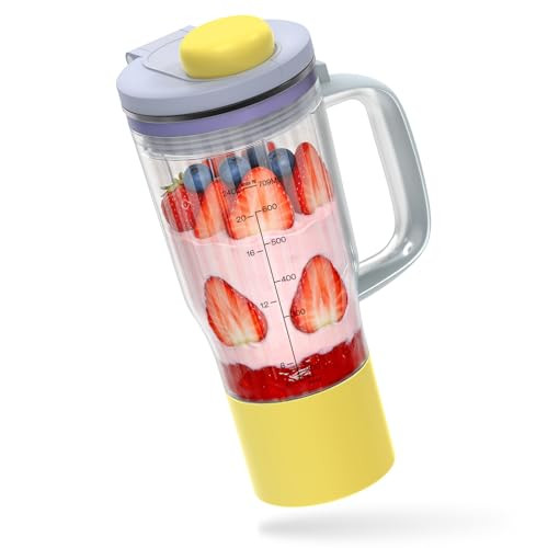 Tiyrgq Travel Tumbler For Ninja Blendboss Blender Cup With Sip and 26Oz