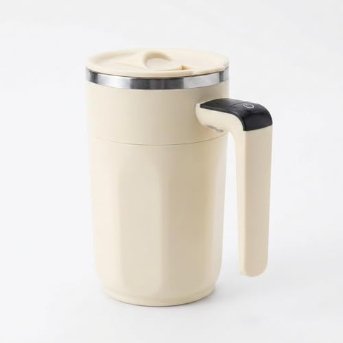 Jumythw Self Stirring Coffee Mug With Fahrenheit Temperature Display Rechargeable Stirring Mug