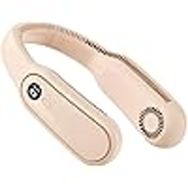 Portable Bladeless Neck Fan Bp521,4 Speeds Cool Wind,Slope Airflow,Visible Digital Display,Size Adjustable,Long Lasting Quick Portable Bladeless Neck Fan Bp521,4 Speeds Cool Wind,Slope Airflow,Visible Digital Display,Size Adjustable,Long Lasting Quick