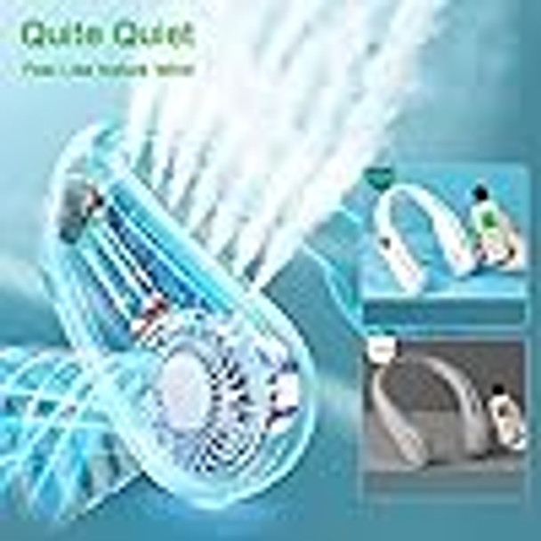 Portable Bladeless Neck Fan Bp521,4 Speeds Cool Wind,Slope Airflow,Visible Digital Display,Size Adjustable,Long Lasting Quick Portable Bladeless Neck Fan Bp521,4 Speeds Cool Wind,Slope Airflow,Visible Digital Display,Size Adjustable,Long Lasting Quick