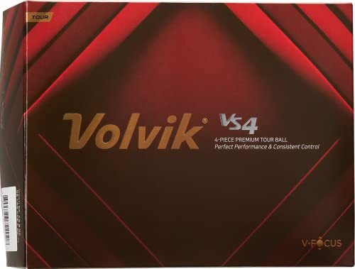 Volvik Tour Vs4 Golf Balls: White Dozen White