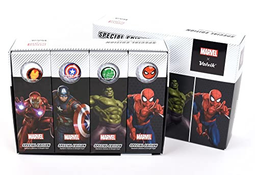 Volvik X Marvel Special Edition 3Piece White Golf Balls 12Pcs White