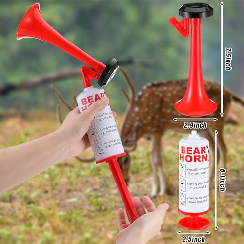 Vertintong Handheld Self Defense Loud Air Bear Horn For Safety Noise Makers 2 Pcs