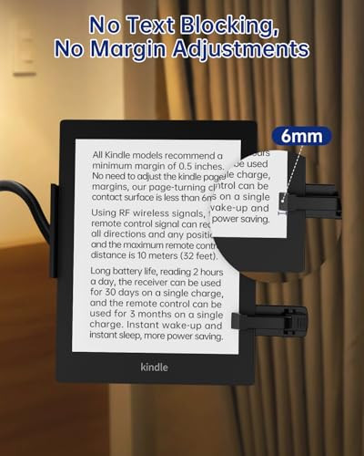 Teoteeo First No Text Blocking Remote Control Page Turner For Kindle PaperwhiteSilent