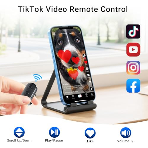 Locthal Scrolling Ring Remote For Tiktok Youtube Instagram Shorts Video Scroller Page