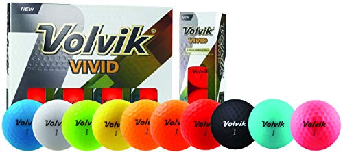 Volvik Vivid Golf Balls Purple