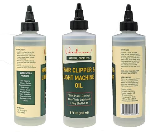 Verdana Hair Clipper and Trimmer Oil 8 Oz