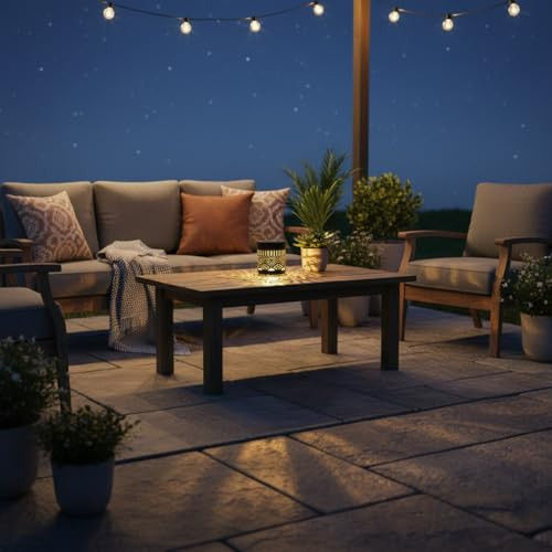 Yyingyu Solar Mandala Lights Outdoor Waterproof Metal Solar Powered Deck 2Pcs White
