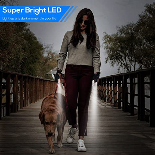 Moipejo Led Flashlight Gloves Rechargeable Mens Stocking Stuffers White Elephant Gifts For White