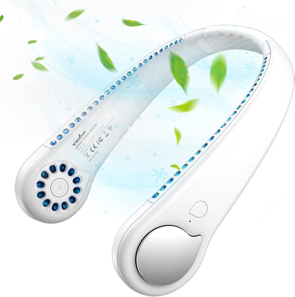 Bladeless Neck Fan With 360° Airflow, Portable HandsFree Small Usb Fan Rechargeable Battery Operated Personal Mini Cooling Fan Bladeless Neck Fan With 360° Airflow, Portable HandsFree Small Usb Fan Rechargeable Battery Operated Personal Mini Cooling Fan