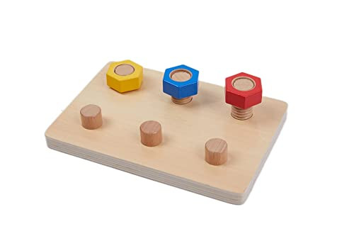 Yunhe Xinqiao Toys Factory Jumbo Wooden Nuts And Bolts Board Wooden Puzzle Stacking Toys For
