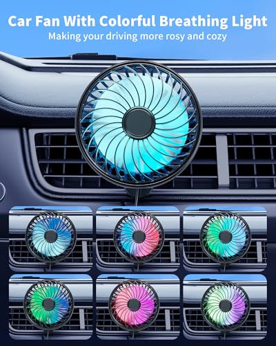 Xuenair Usb Ac Fan For Car Suv Van Pickup Truck Rv Vehicles