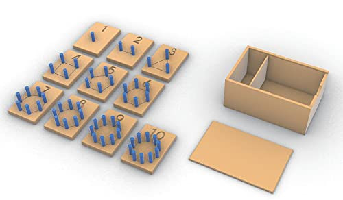 Adena Montessori Math Materials 110 Counting Pegs