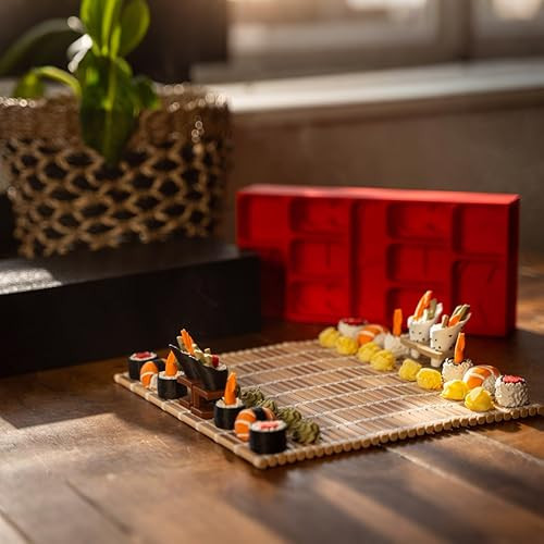 Syhloke Sushi Chess Set 3D Printed SushiThemed Chess Pieces With Bento Box
