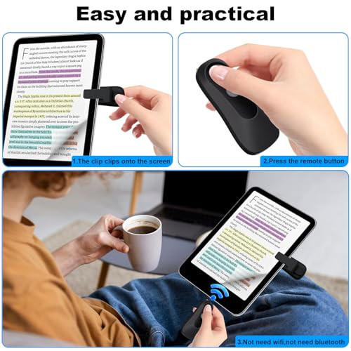 Cortaty For Kindle Page Turner Rf Remote Clicker Page Turner Remote For
