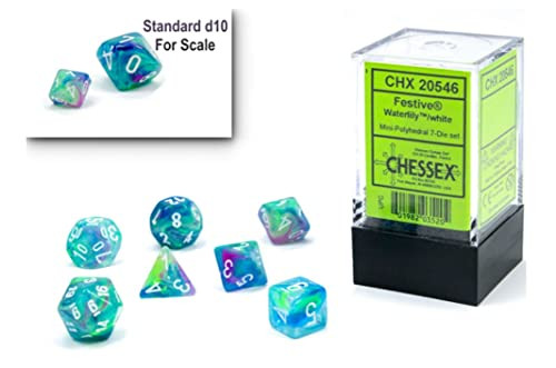 Chessex Dice Set 10Mm White