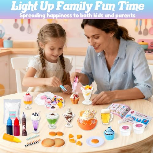Trubic 18 Minature Food Slime Kit For Girls Mini Sweet Dessert and