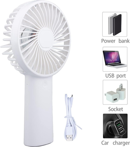 Handheld Fan, Portable Fan With Usb Rechargeable Battery, 3 Speed 820 Hours Working Time For Indoor, Outdoor, Makeup, Travelling Handheld Fan, Portable Fan With Usb Rechargeable Battery, 3 Speed 820 Hours Working Time For Indoor, Outdoor, Makeup, Travelling