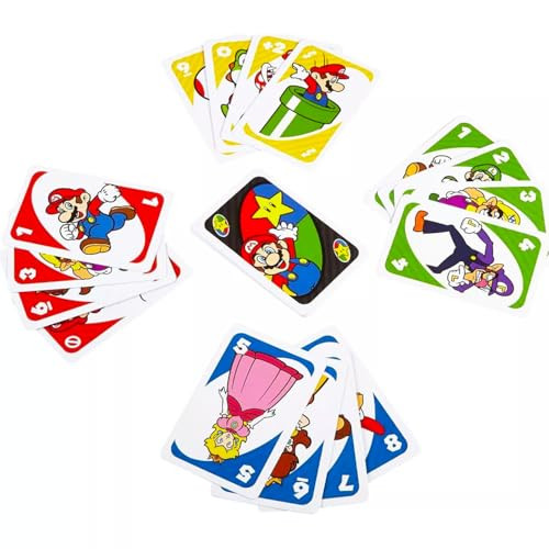 Super Mario Ultimate Super Mario Uno Cards Set