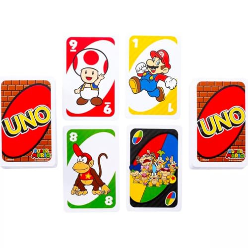 Super Mario Ultimate Super Mario Uno Cards Set