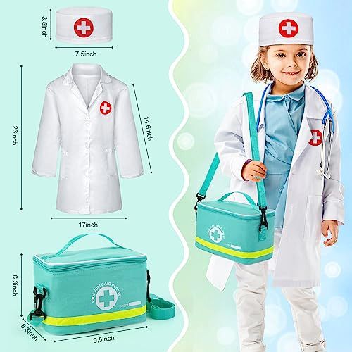 Sundaymot Doctor Kit For Kids Pretend Playset For Toddlers Doctor Kit For 34 Pcs