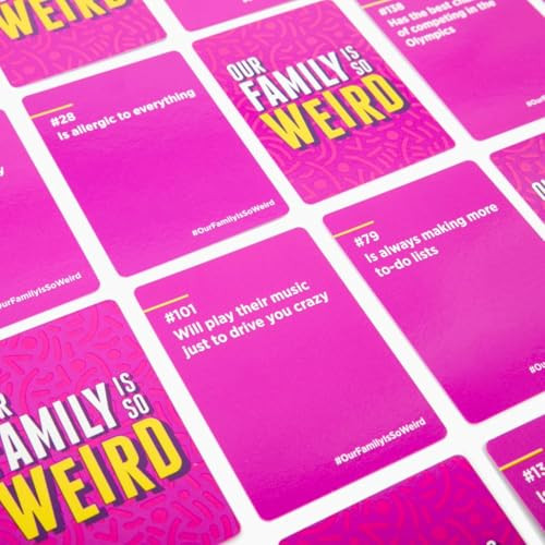 Dss Games Our Family Is So Weird [A Family Card Game To Decide