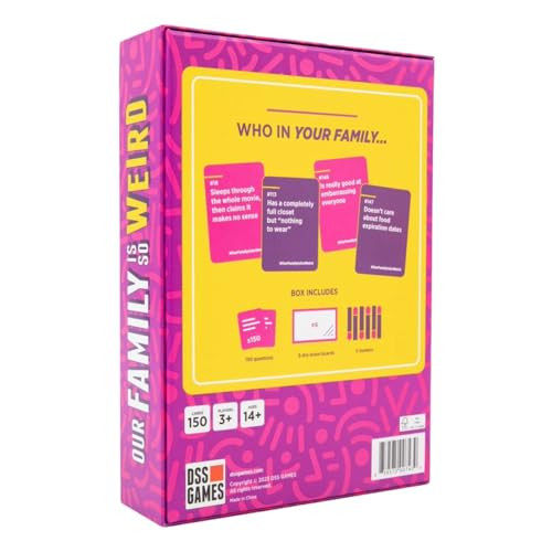 Dss Games Our Family Is So Weird [A Family Card Game To Decide