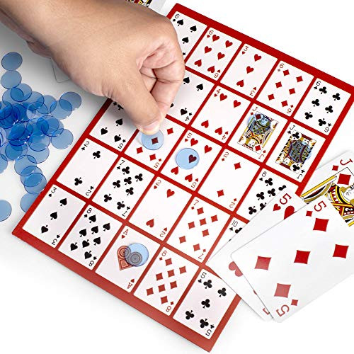 Brybelly Poker Keno Game Set With Cards And Chips