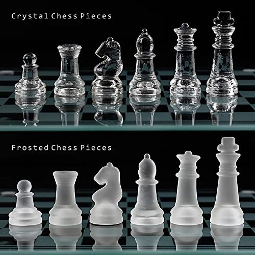 Ziphia Elegant 10 Glass Chess Set