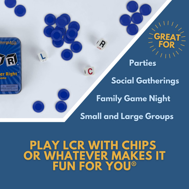 Lcr Left Center Right Blue