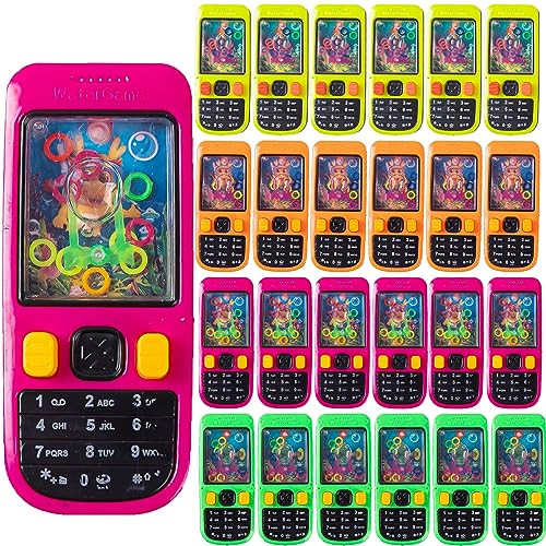 Desyeryamimi Handheld Water Ring Games For Kids Party Favors Goodie Bags Stuffers 24 Pack