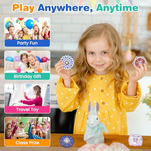 Zezucun Fidget Spinners Bulk Mini Fidget Spinner For Kids Fidget Toys Adults 24 Pack