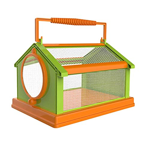 Ugplm Folding Butterfly Habitat Cage With Carrying CaterpillarsOutdoor Discovery Critter Case For Green